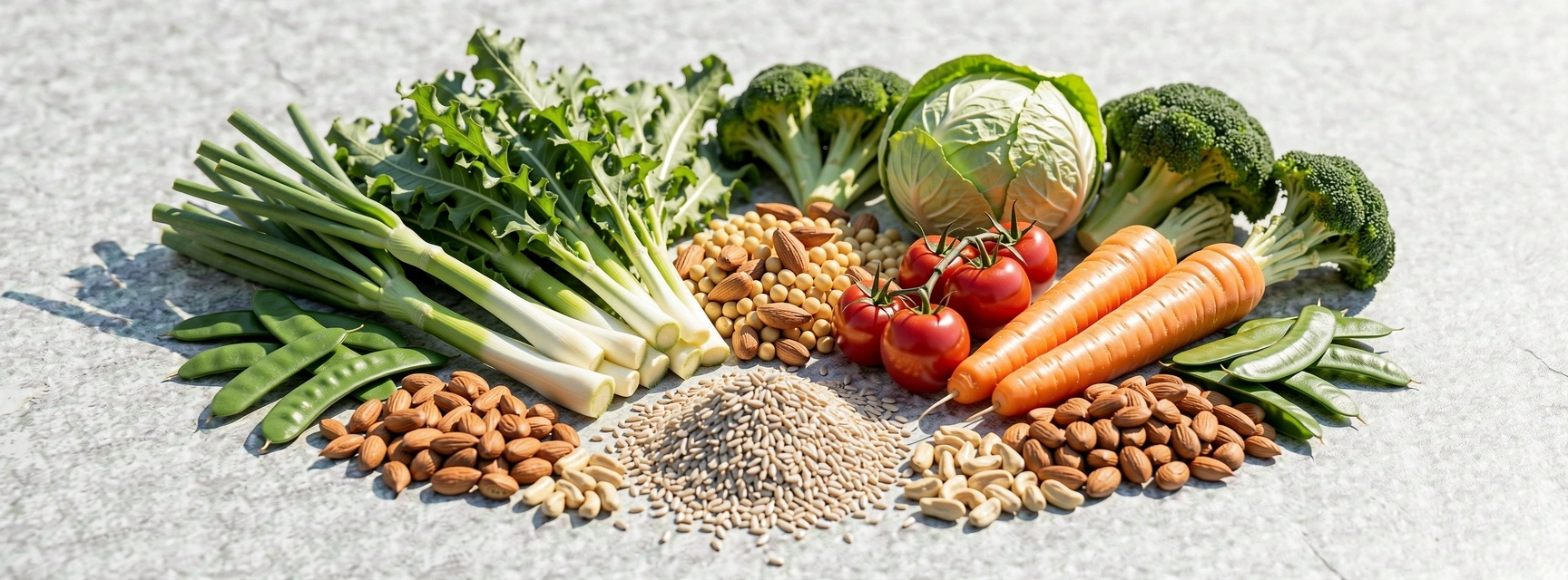 Egészséges alapanyagok kompozíciója